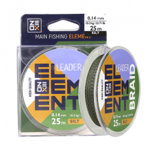 Шнур Zeox Element Leader Braid 25м Silt 0.12мм